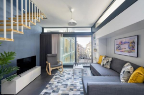 Bright Modern Design New Duplex Loft Patio! #145